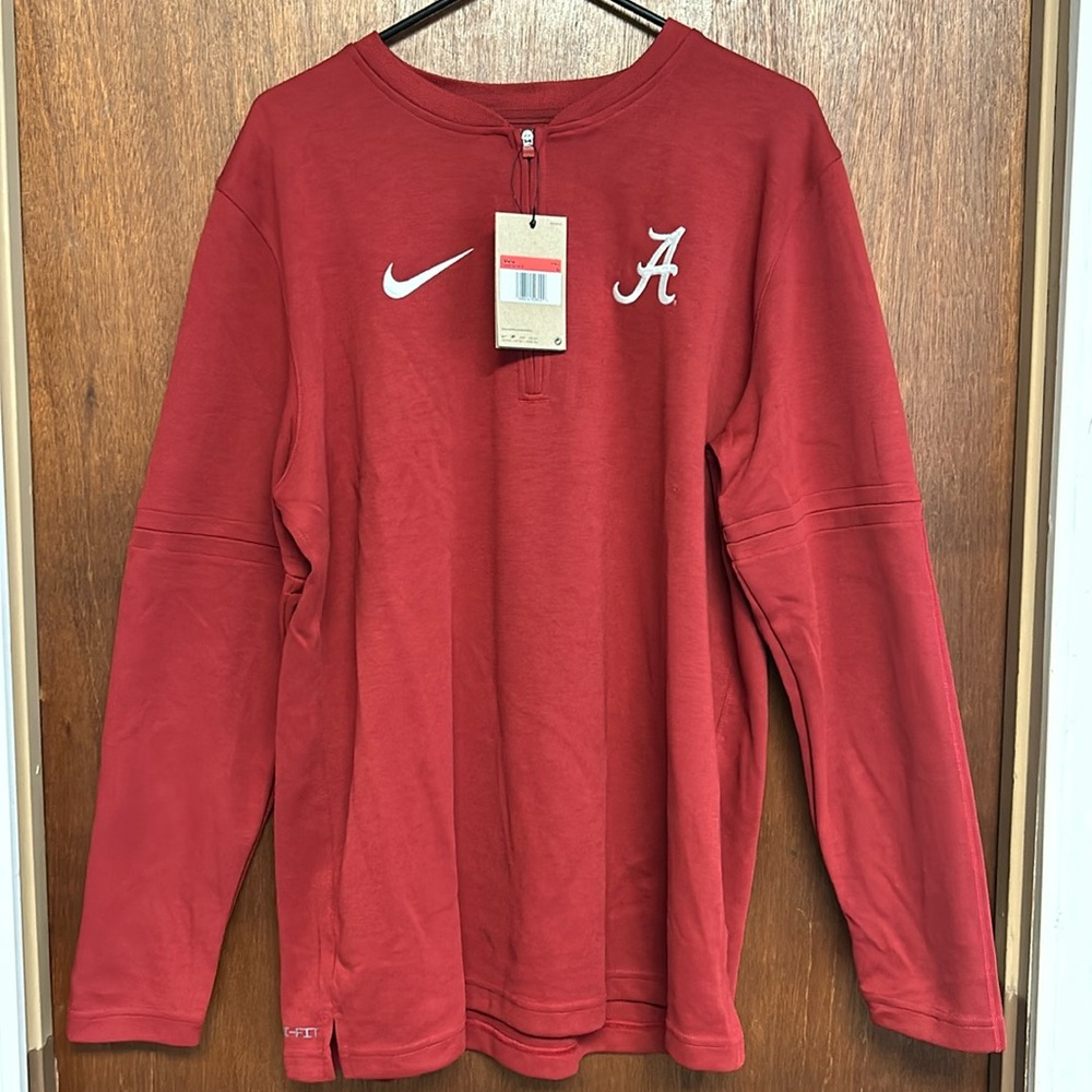 NIKE ALABAMA CRIMSON TIDE MENS LARGE 1/4 ZIP